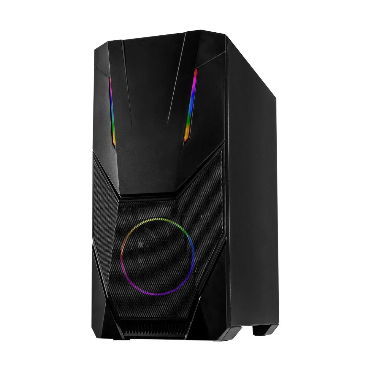 Inter-Tech IT-3303 Hornet mit Sichtfenster Midi Tower ohne Netzteil schwarz