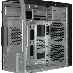 Inter-Tech IT-6502 Romea Mini Tower ohne Netzteil schwarz