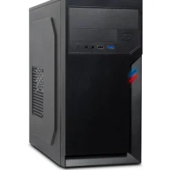 Inter-Tech IT-6502 Romea Mini Tower ohne Netzteil schwarz