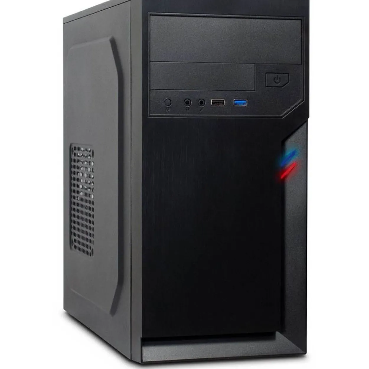 Inter-Tech IT-6502 Romea Mini Tower ohne Netzteil schwarz