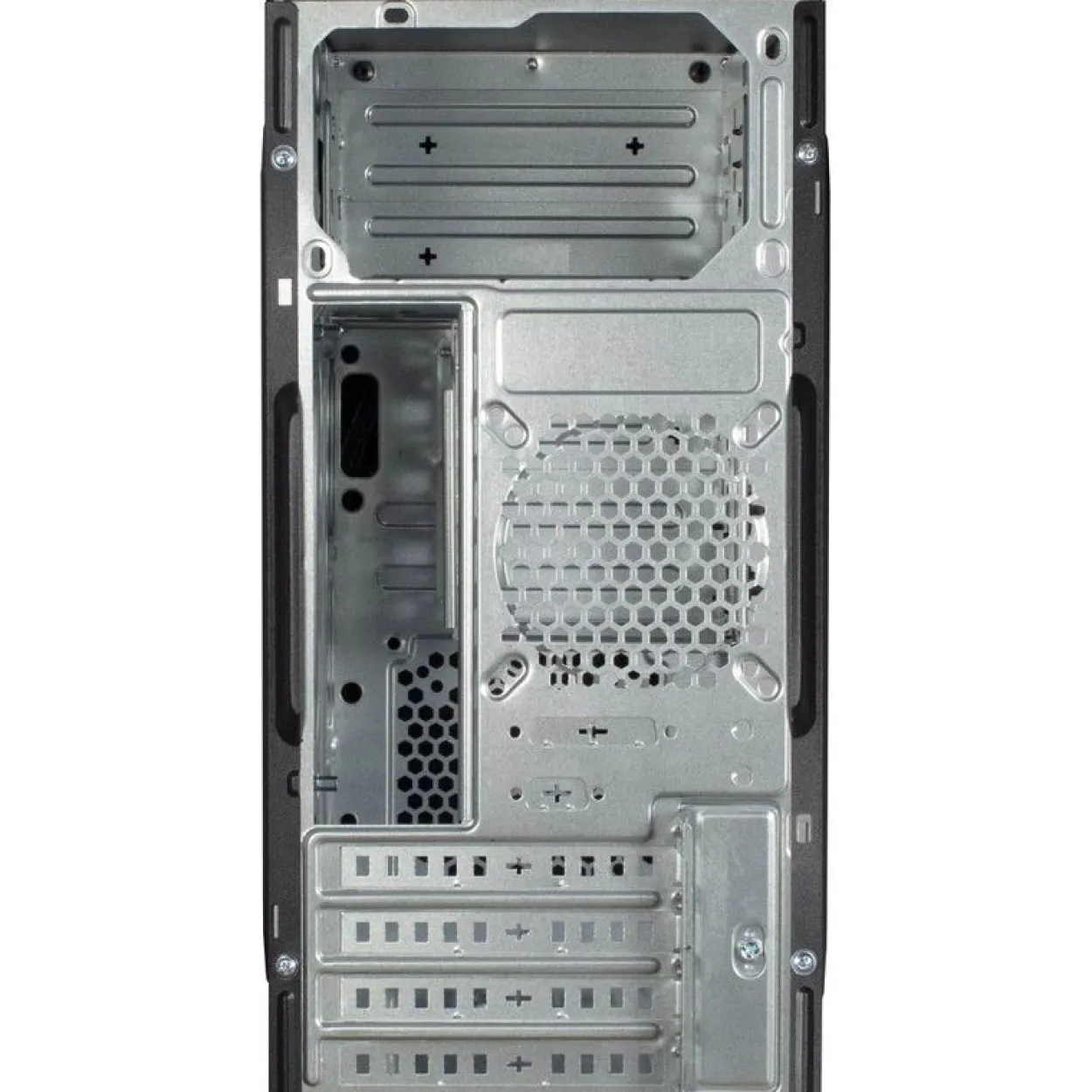 Inter-Tech IT-6502 Romea Mini Tower ohne Netzteil schwarz
