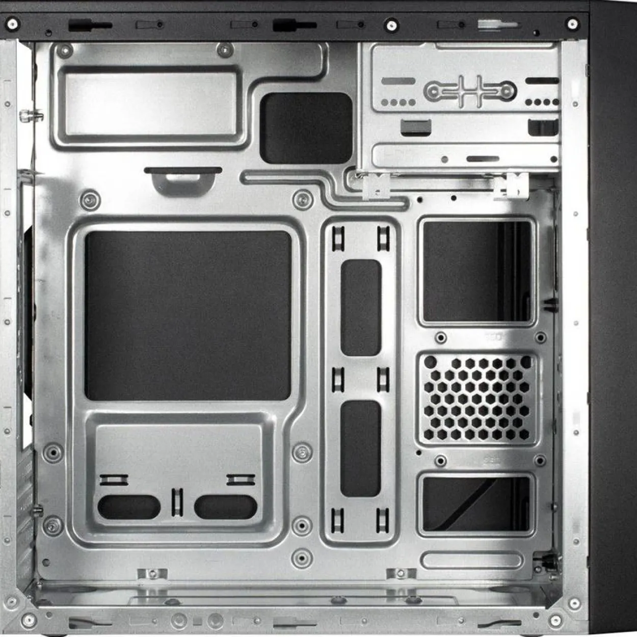 Inter-Tech IT-6502 Romea Mini Tower ohne Netzteil schwarz