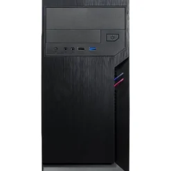 Inter-Tech IT-6502 Romea Mini Tower ohne Netzteil schwarz