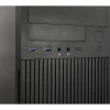 Inter-Tech IT-6521 Straight Mini Tower ohne Netzteil schwarz