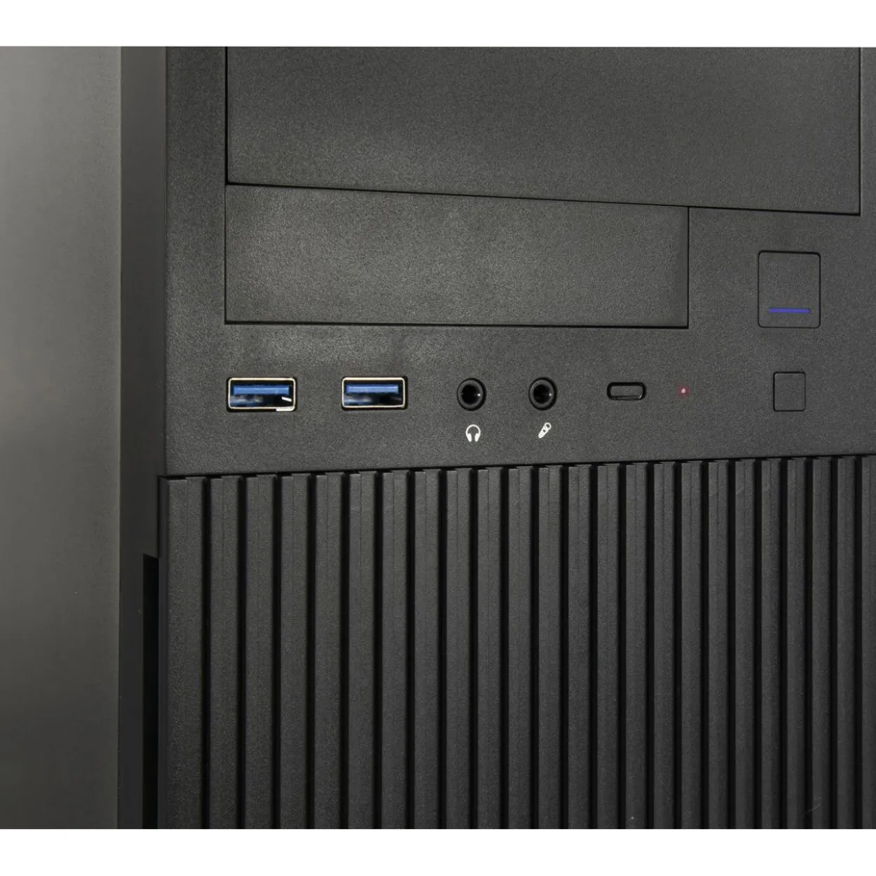 Inter-Tech IT-6521 Straight Mini Tower ohne Netzteil schwarz