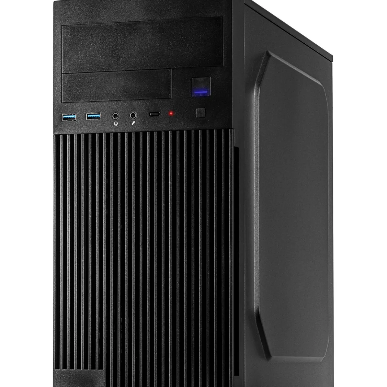 Inter-Tech IT-6521 Straight Mini Tower ohne Netzteil schwarz