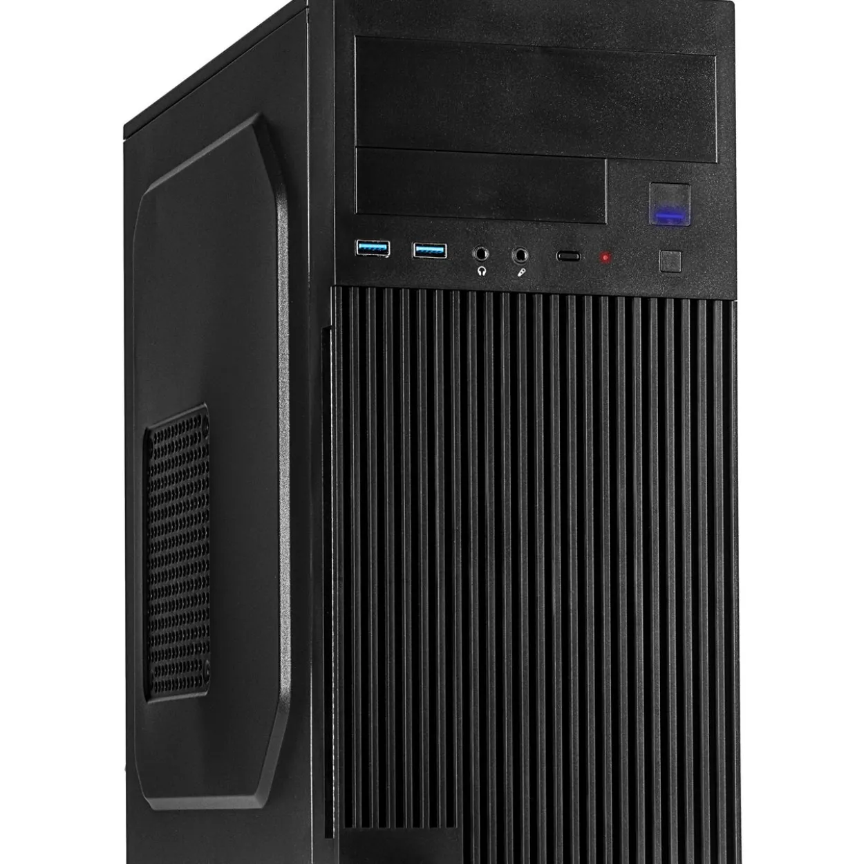 Inter-Tech IT-6521 Straight Mini Tower ohne Netzteil schwarz