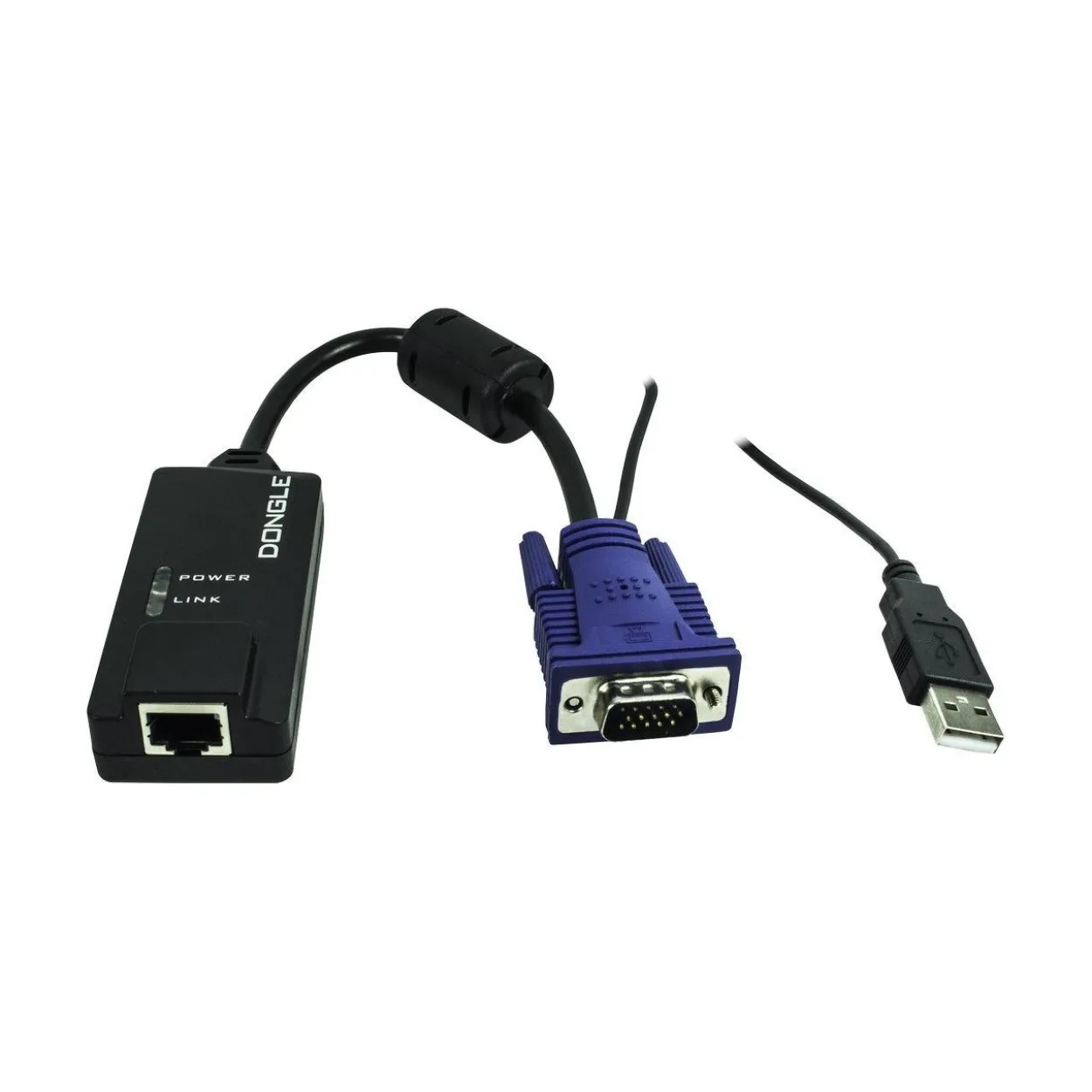 Inter-Tech KVM-AS 9104 TLS 4-fach 19Zoll RJ45/VGA LED Konsole