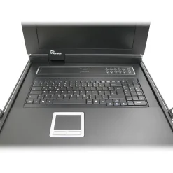 Inter-Tech KVM-AS 7100 ULS 1-fach 17Zoll VGA LED Konsole