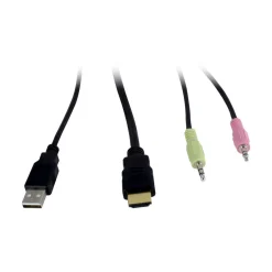 Inter-Tech KVM Switch KVM AS-42HA Metall