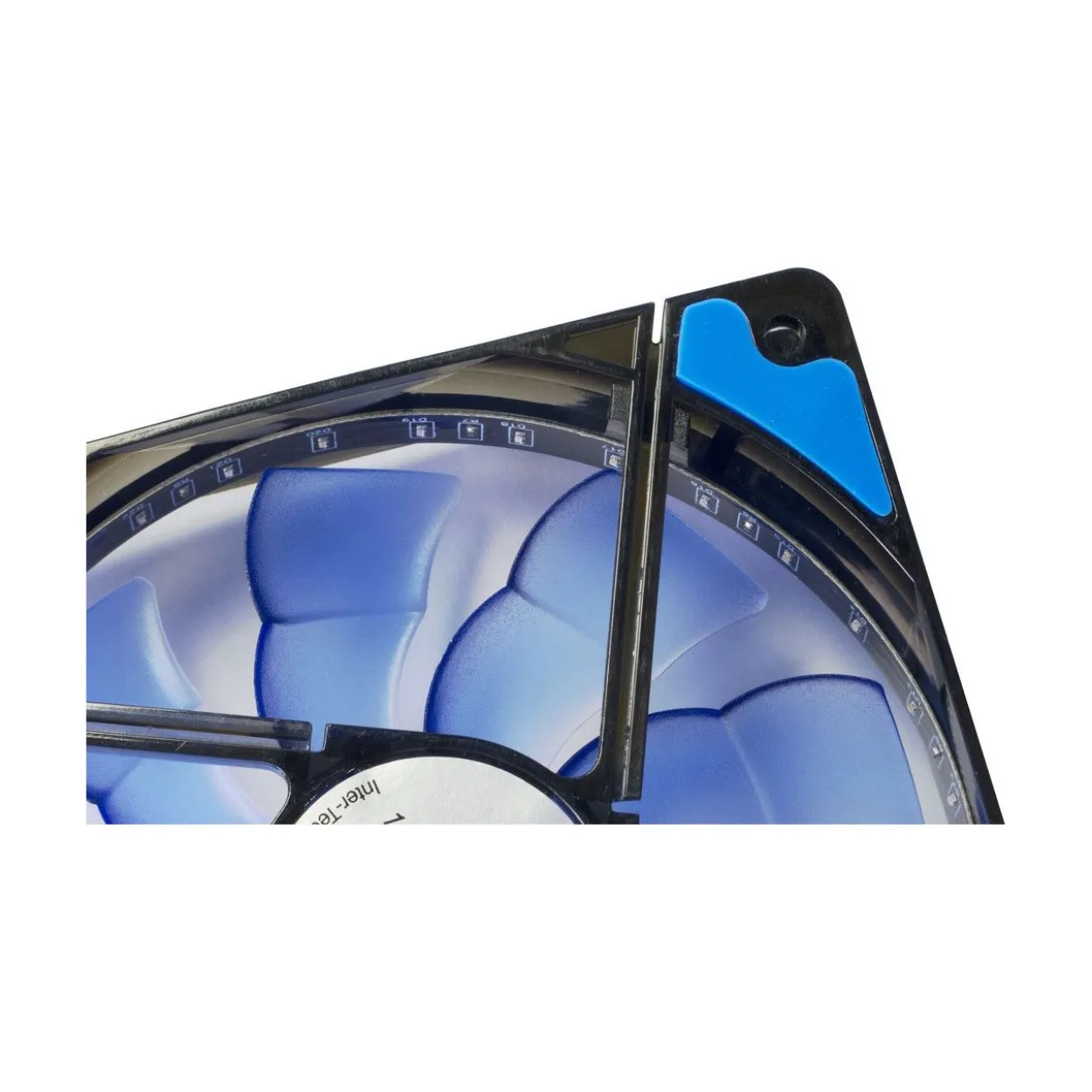 Inter-Tech L-12025 120x120x25mm 1200 U/min 20 dB(A) schwarz/blau