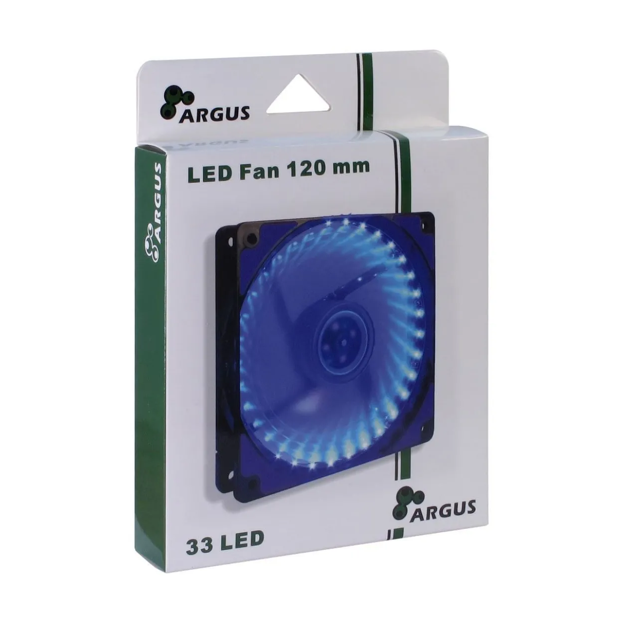Inter-Tech L-12025 120x120x25mm 1200 U/min 20 dB(A) schwarz/blau