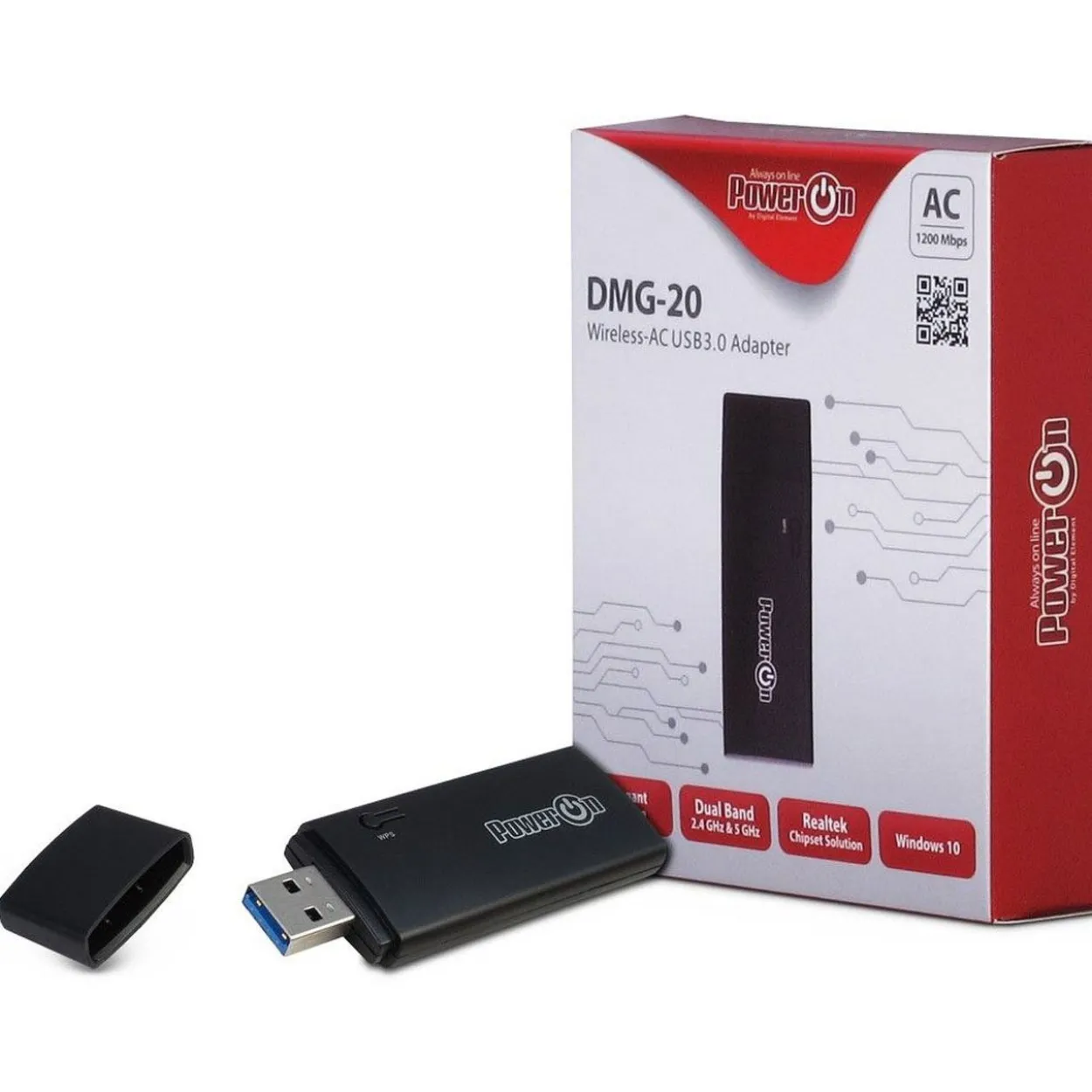 Inter-Tech NT "PowerOn" DMG-20 WiFi AC USB Adapter