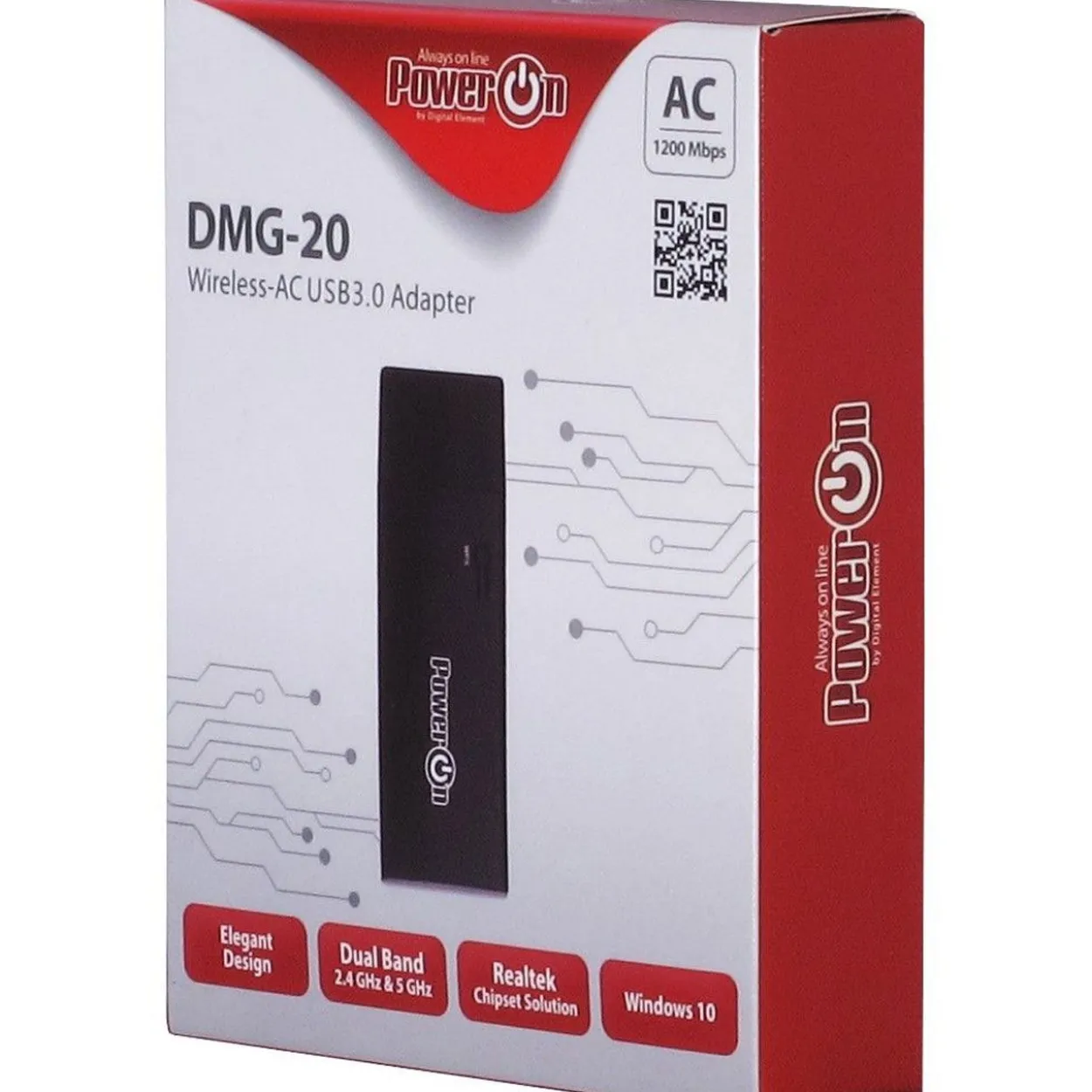 Inter-Tech NT "PowerOn" DMG-20 WiFi AC USB Adapter