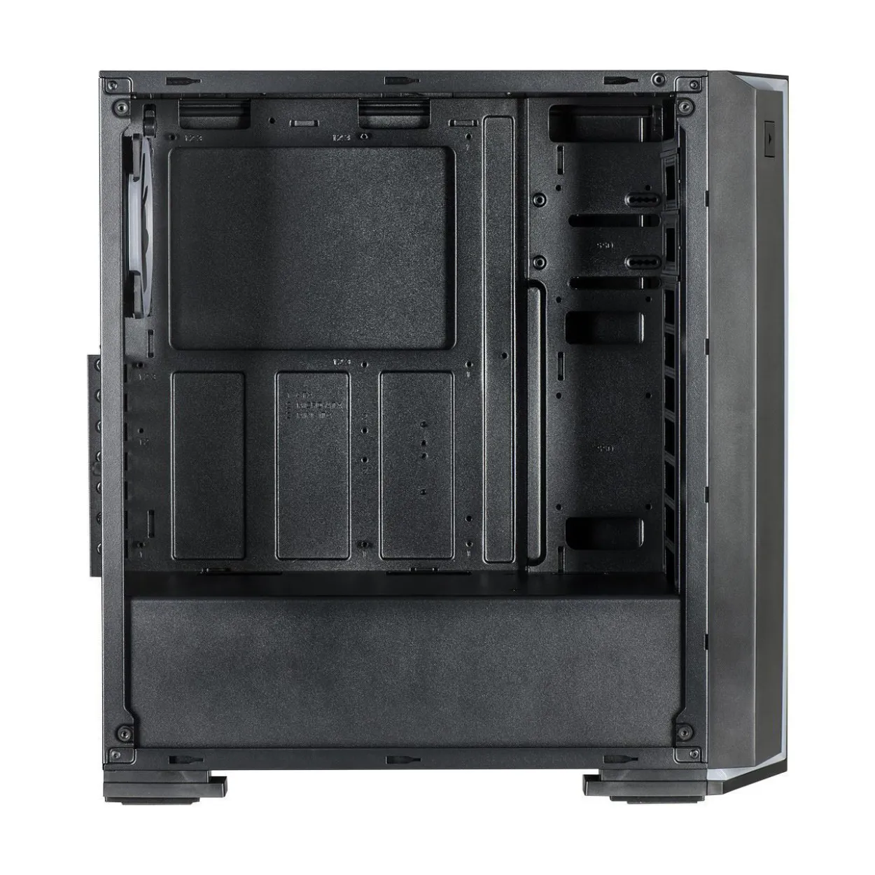 Inter-Tech S-3906 RENEGADE mit Sichtfenster Midi Tower ohne Netzteil schwarz