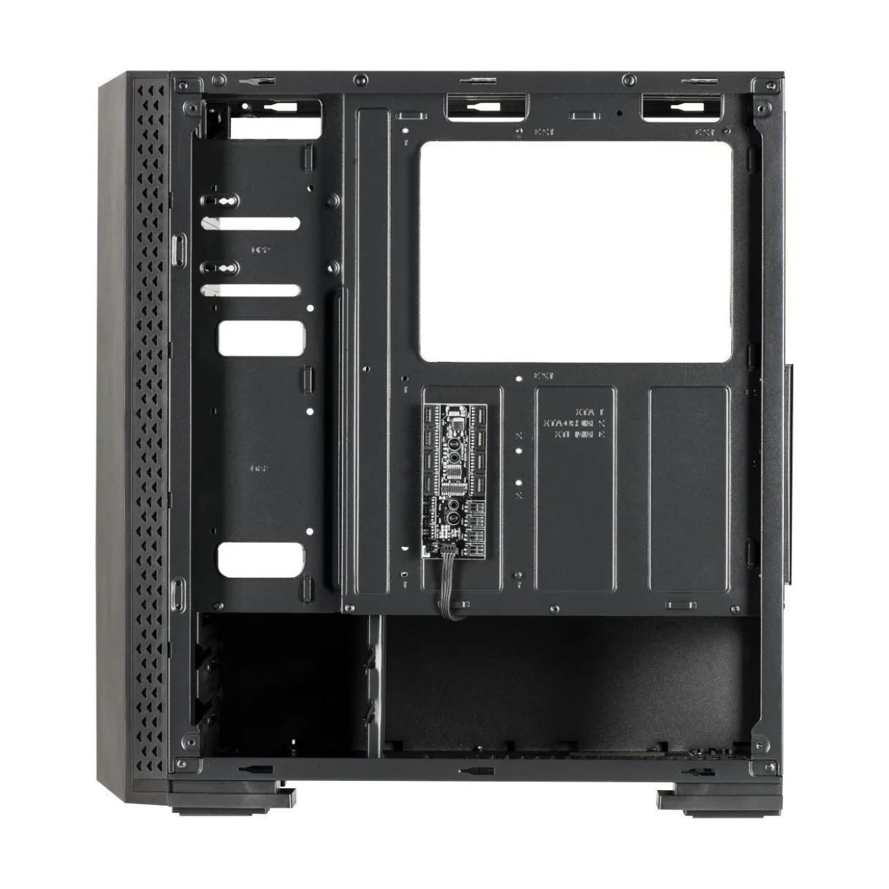Inter-Tech S-3906 RENEGADE mit Sichtfenster Midi Tower ohne Netzteil schwarz