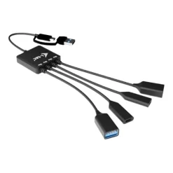 I-TEC USB-C/A CABLE HUB 4 PORTS USB-C/A TO 2X USB-C + 2X USB-A