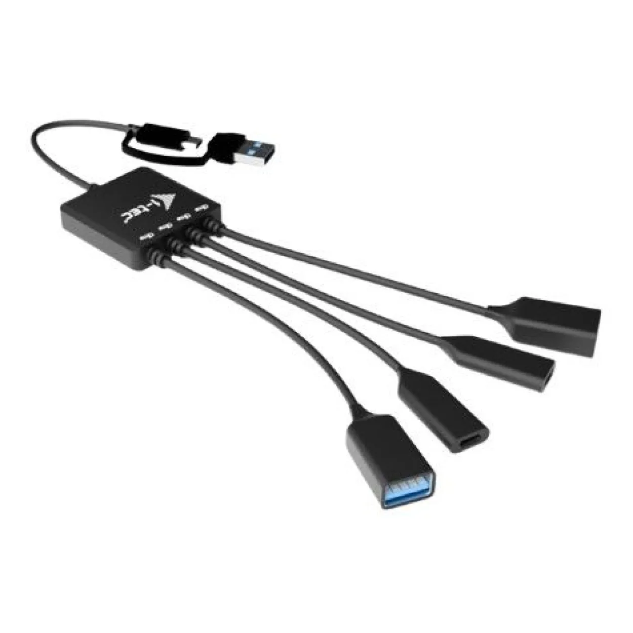 I-TEC USB-C/A CABLE HUB 4 PORTS USB-C/A TO 2X USB-C + 2X USB-A