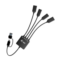 I-TEC USB-C/A CABLE HUB 4 PORTS USB-C/A TO 2X USB-C + 2X USB-A