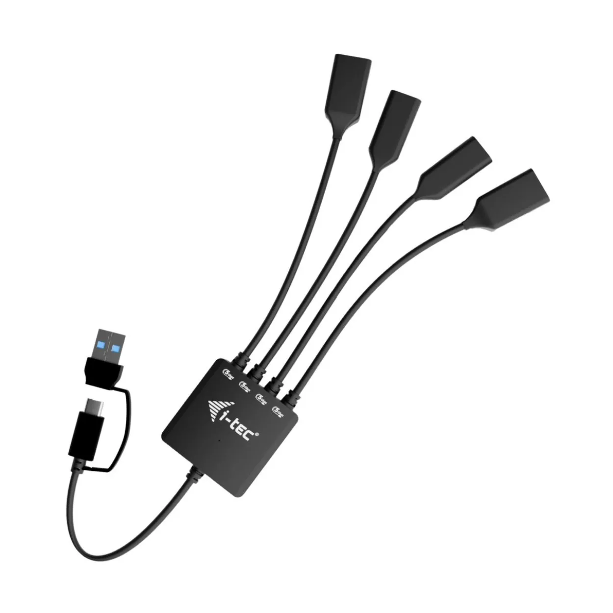 I-TEC USB-C/A CABLE HUB 4 PORTS USB-C/A TO 2X USB-C + 2X USB-A