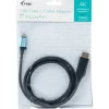 I-TEC USB C DisplayPort Kabel Adapter 4K 60 Hz 150cm kompatibel mit Thunderbolt 3