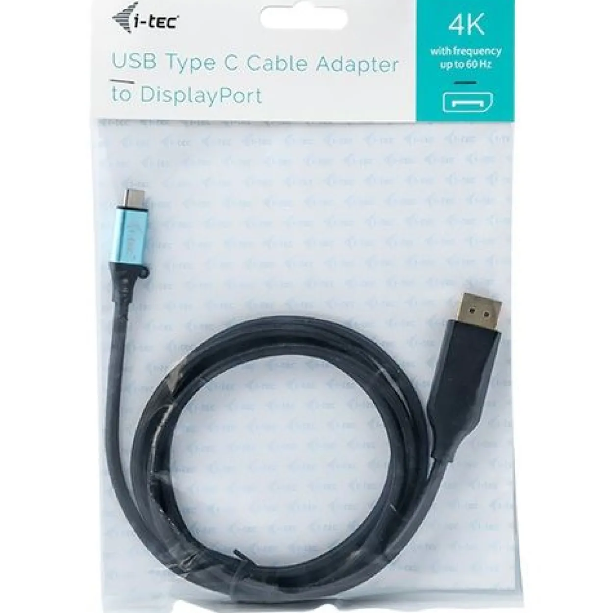 I-TEC USB C DisplayPort Kabel Adapter 4K 60 Hz 150cm kompatibel mit Thunderbolt 3