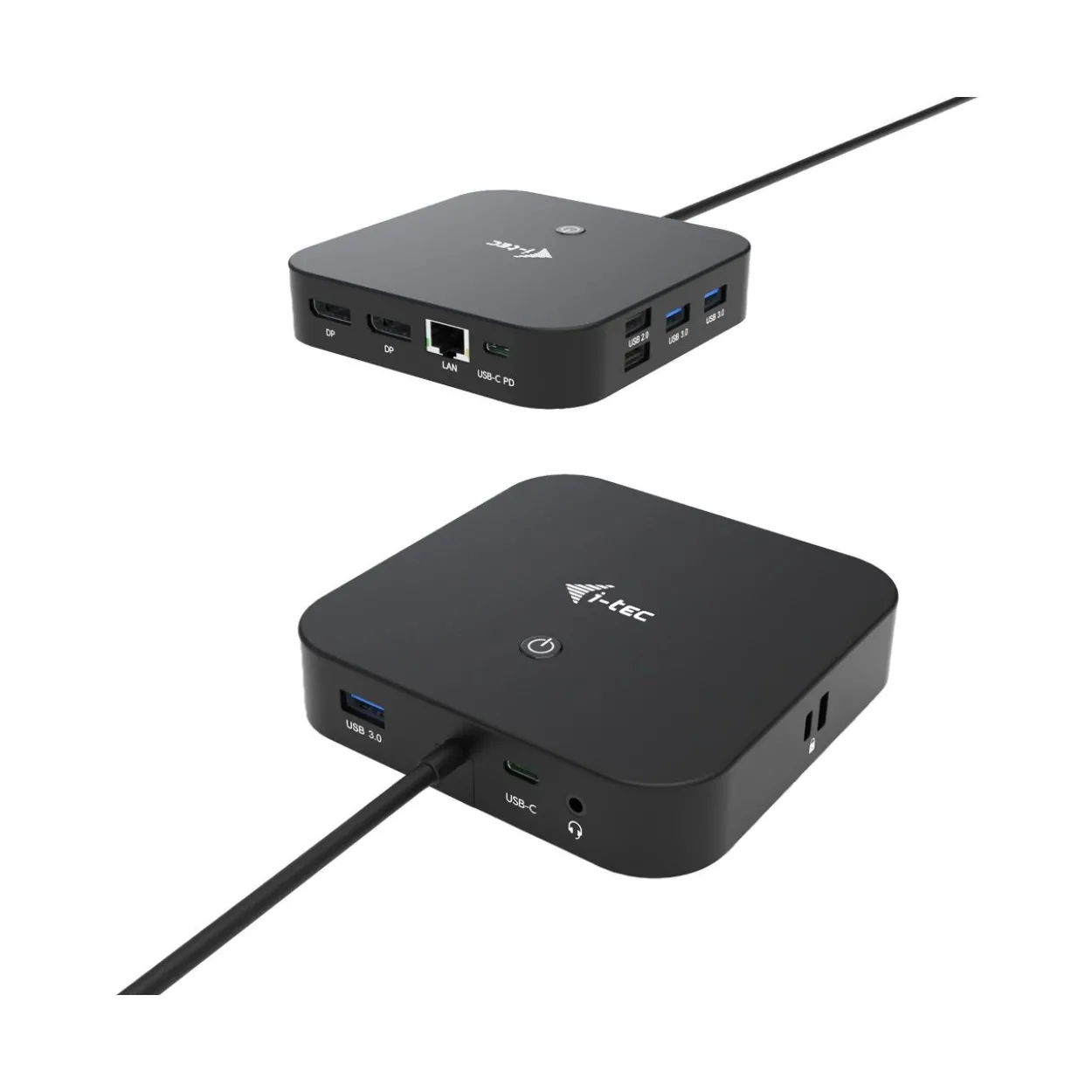 i-Tec USB-C Dual Display Docking Station with Power Delivery - Docking Station - DP