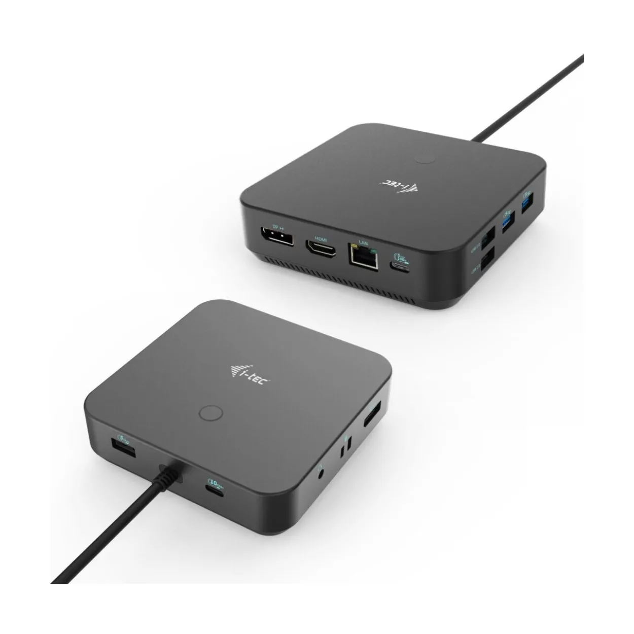 I-TEC USB-C HDMI Dual DP Docking Station with Power Delivery 100 W + i-tec Universal Charger 112 W
