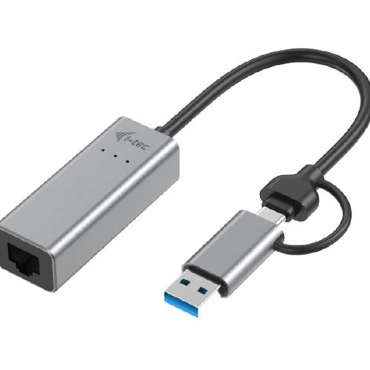 I-TEC USB-C Metal 2.5Gbps Ethernet Adapter 1x USB-C auf RJ-45 LED-Anzeige kompatible mit Thunderbolt 3