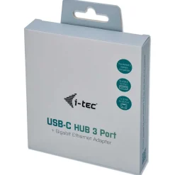 I-TEC USB-C Metal Hub + GLAN Adapter