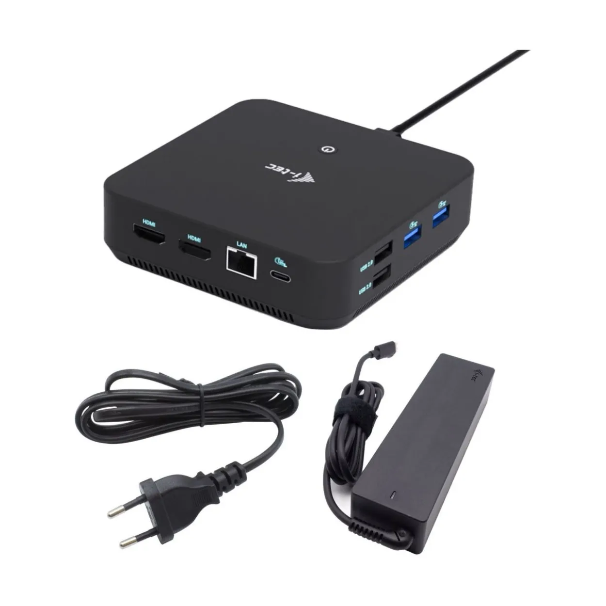 I-TEC USB-C 1XDP 2X HDMI DOCK PD 100W + I-TEC CHARGER