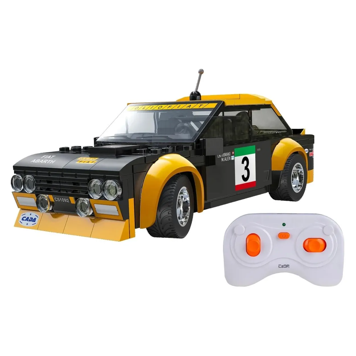 Jamara CaDA Fiat Abarth 1:20 2,4GHz Bricks schwarz 6+