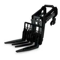 Jamara Frontlader mit Gabel & 4 Heuballen f?r RC-Traktor 1:2