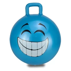 Jamara Hüpfball Smile blau 450mm 1+