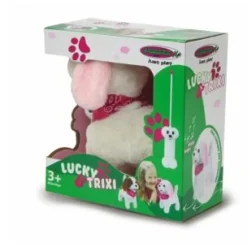 Jamara Plüschhund Trixi RC weiss/rosa 27MHz
