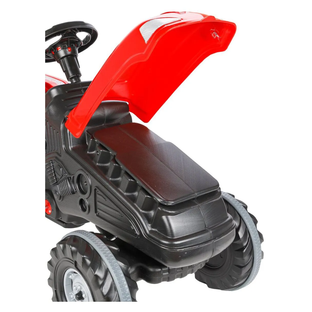 Jamara Ride-on Traktor Big Wheel 12V 3+ rot