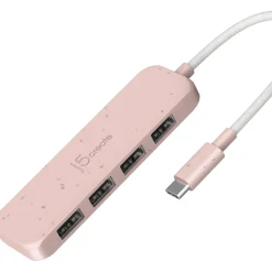 J5CREATE ECO-FRIENDLY USB-C TO 4-PORT TYPE-A GEN 2 HUB JHC341ER-N
