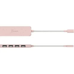 J5CREATE ECO-FRIENDLY USB-C TO 4-PORT TYPE-A GEN 2 HUB JHC341ER-N