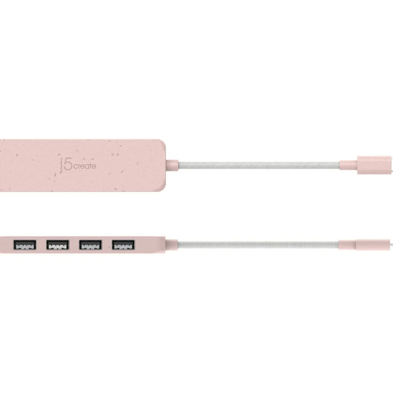 J5CREATE ECO-FRIENDLY USB-C TO 4-PORT TYPE-A GEN 2 HUB JHC341ER-N