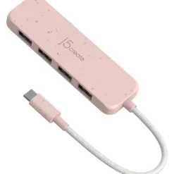 J5CREATE ECO-FRIENDLY USB-C TO 4-PORT TYPE-A GEN 2 HUB JHC341ER-N