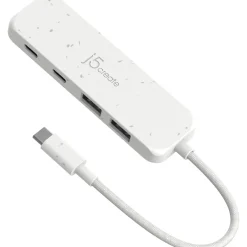 J5CREATE ECO-FRIENDLY USB-C TO 4-PORT TYPE-C TYPE-A GEN 2 HUB JCH342EW-N