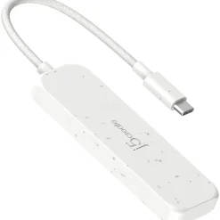 J5CREATE ECO-FRIENDLY USB-C TO 4-PORT TYPE-C TYPE-A GEN 2 HUB JCH342EW-N