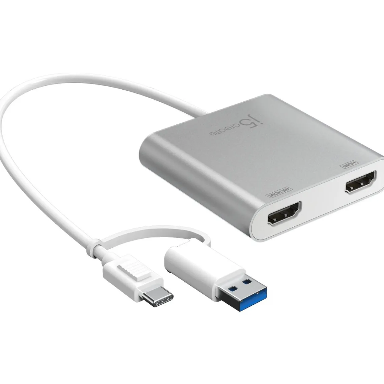 J5CREATE USB-C TO DUAL HDMI MULTI-MONITOR ADAPTER