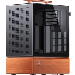 Jonsbo T7 PC-Gehäuse, Midi-Tower, mATX, Tempered Glass - schwarz