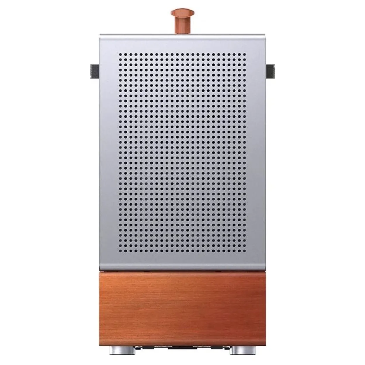 Jonsbo T7 PC-Gehäuse, Midi-Tower, mATX, Tempered Glass - silber