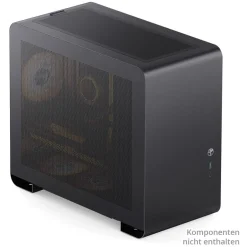 Jonsbo U4 Mini Mesh Micro-ATX-Gehäuse - schwarz