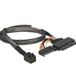 Kabel Delock SFF-8643 -> U.2 SFF-8639 + SATA 15Pin 0.50m