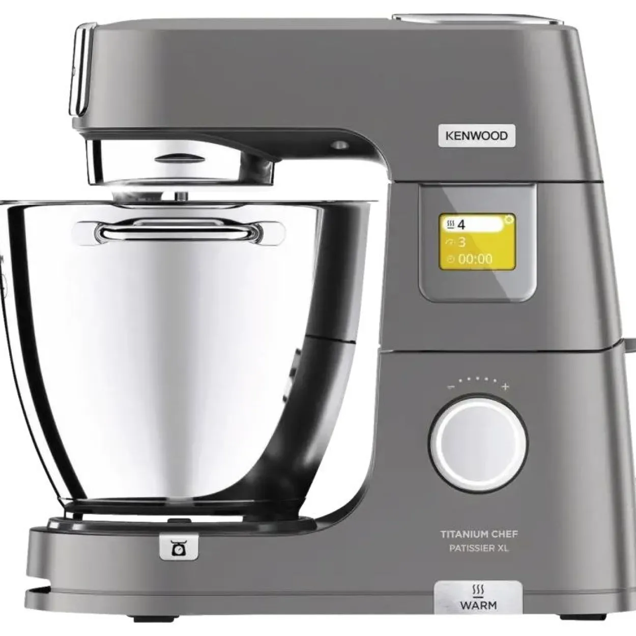 Kenwood Titanium Chef Patissier XL Küchenmaschine KWL90.164SI (silber, 1.400 Watt, integrierte Waage)