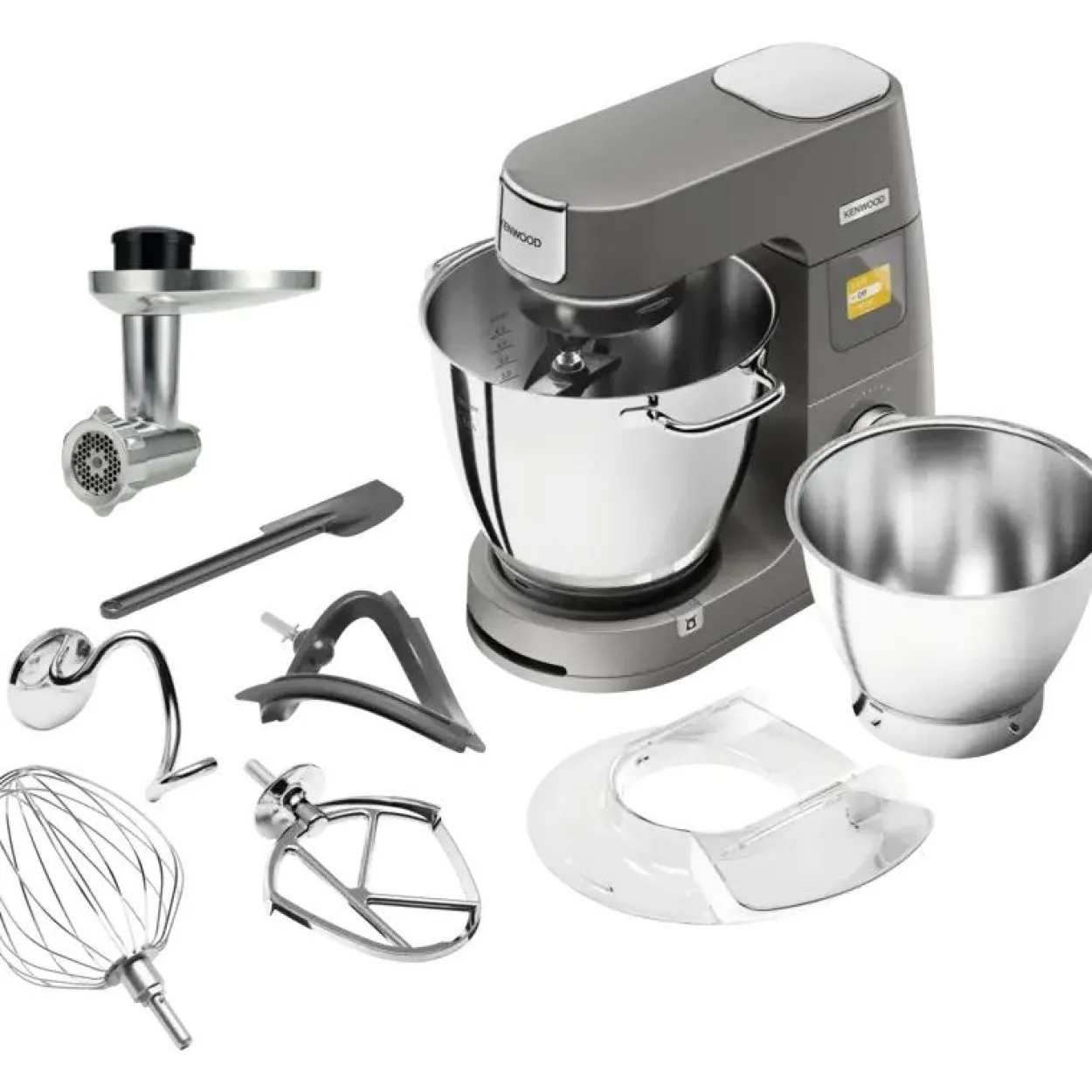 Kenwood Titanium Chef Patissier XL Küchenmaschine KWL90.164SI (silber, 1.400 Watt, integrierte Waage)