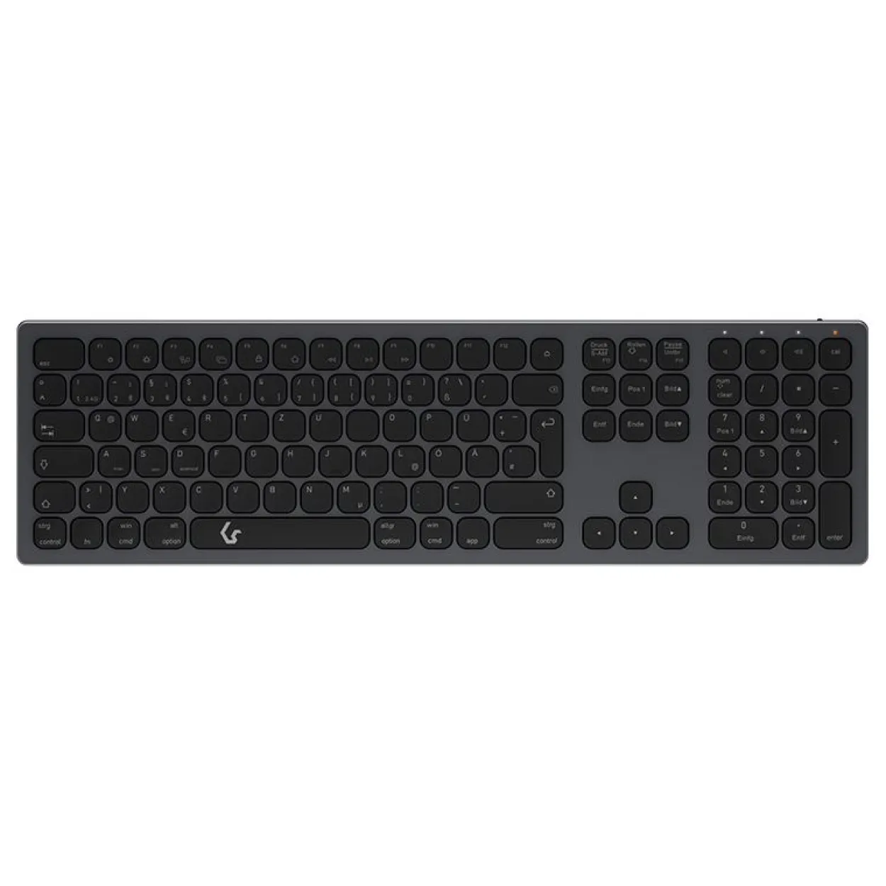 KeySonic KSK-8023BTRF USB 2.4GHz Bluetooth Deutsch schwarz (kabellos)